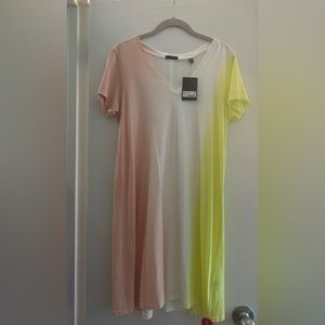 Brand new ATM sunset colored dress
